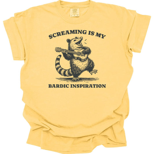 Printify T-Shirt Banana / S Funny Bard D&D T-Shirt - Comfort Colors