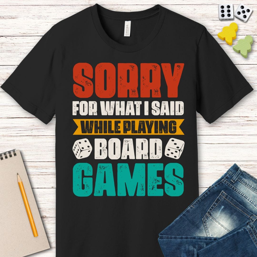 Printify T-Shirt Funny Board Games T-Shirt