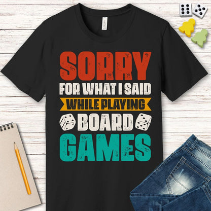 Printify T-Shirt Funny Board Games T-Shirt