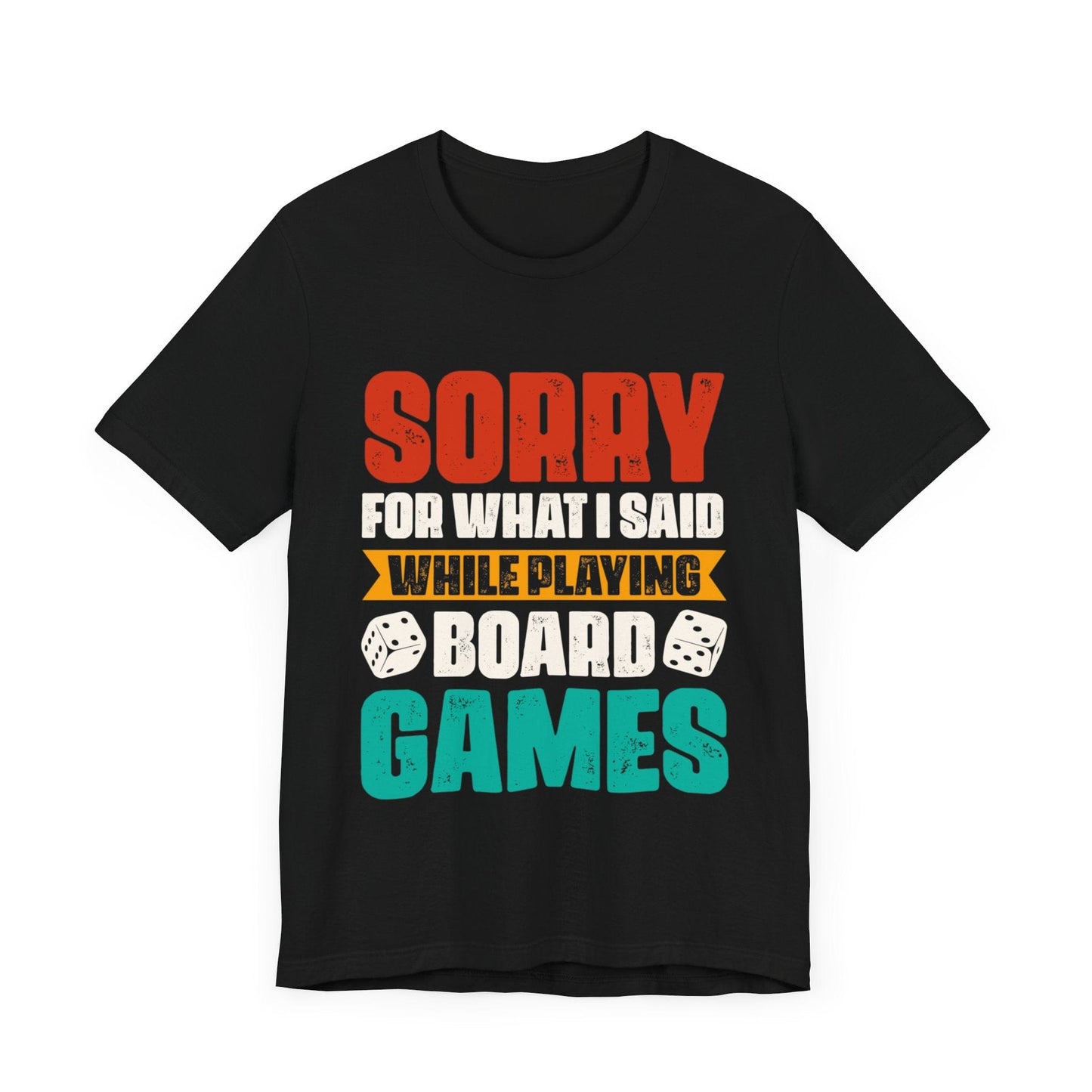 Printify T-Shirt Black / S Funny Board Games T-Shirt