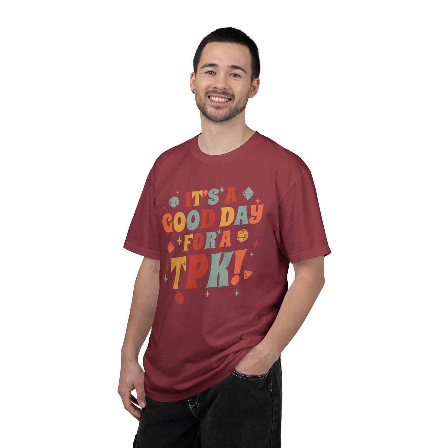 Printify T-Shirt Funny DM Shirt- It's a Good Day for A TPK - Comfort Colors