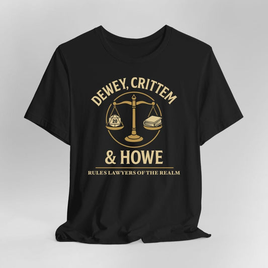 Printify T-Shirt Black / S Funny DnD Rules Lawyer Shirt