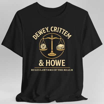 Printify T-Shirt Black / S Funny DnD Rules Lawyer Shirt