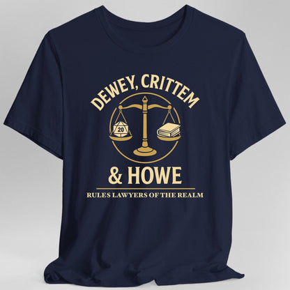 Printify T-Shirt Navy / S Funny DnD Rules Lawyer Shirt