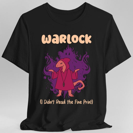 Printify T-Shirt Funny Warlock T-Shirt