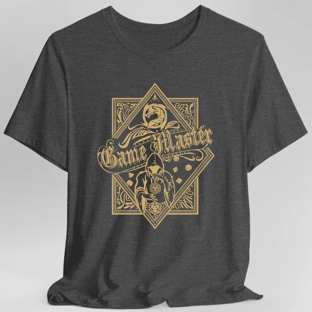 Printify T-Shirt Dark Heather Grey / S Game Master Emblem T-shirt