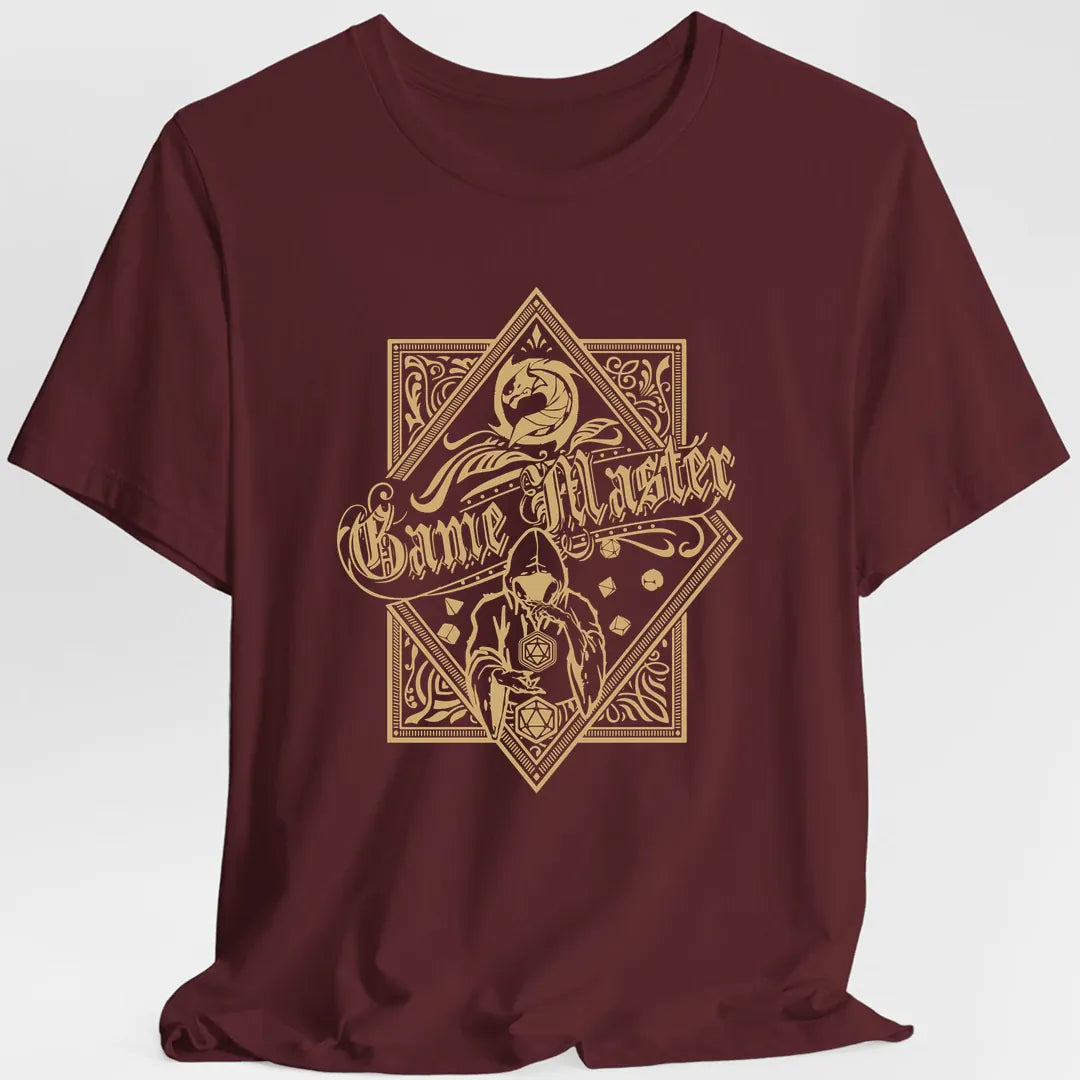 Printify T-Shirt Maroon / S Game Master Emblem T-shirt