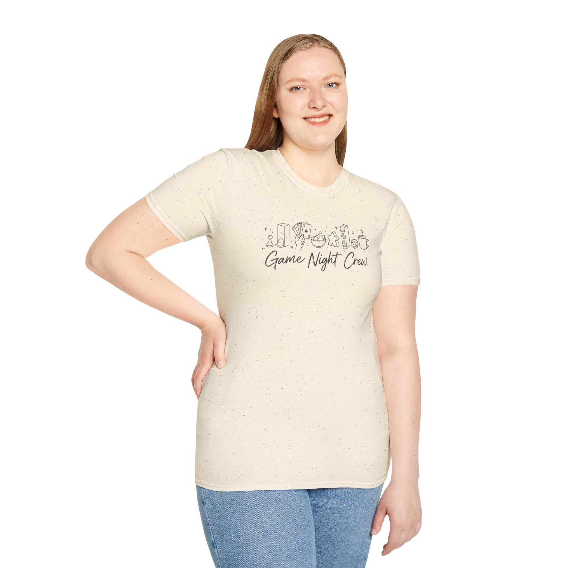 Printify T-Shirt Game Night Crew Board Game T-Shirt