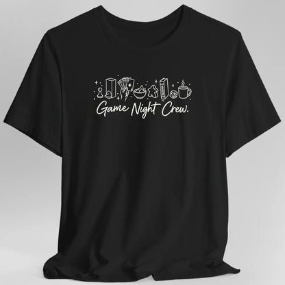 Printify T-Shirt Black / S Game Night Crew Board Game T-Shirt