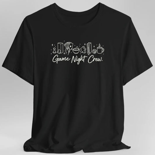 Printify T-Shirt Black / S Game Night Crew Board Game T-Shirt