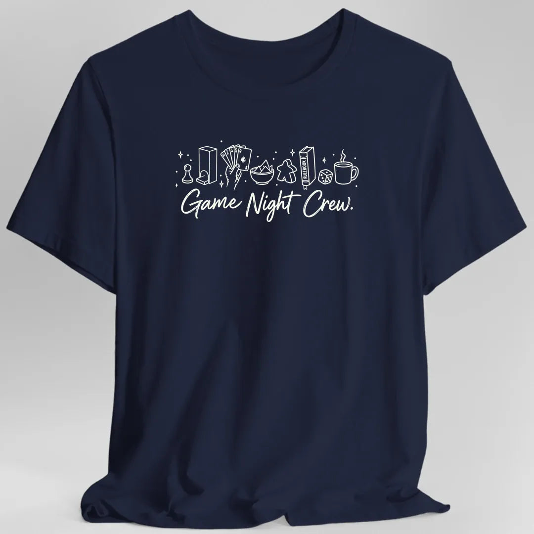Printify T-Shirt Navy / S Game Night Crew Board Game T-Shirt