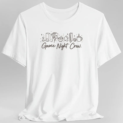 Printify T-Shirt White / S Game Night Crew Board Game T-Shirt