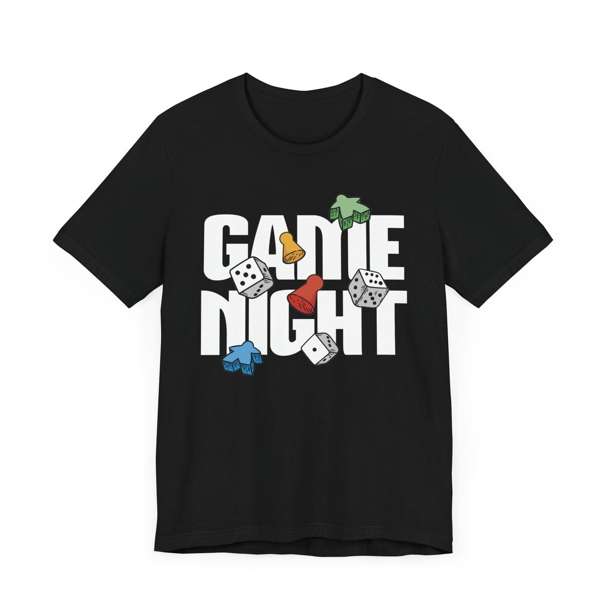 Printify T-Shirt Black / S Game Night Shirt