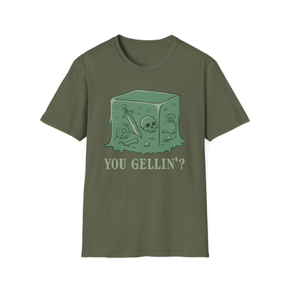 Printify T-Shirt Military Green / S Gelatinous Cube T-shirt