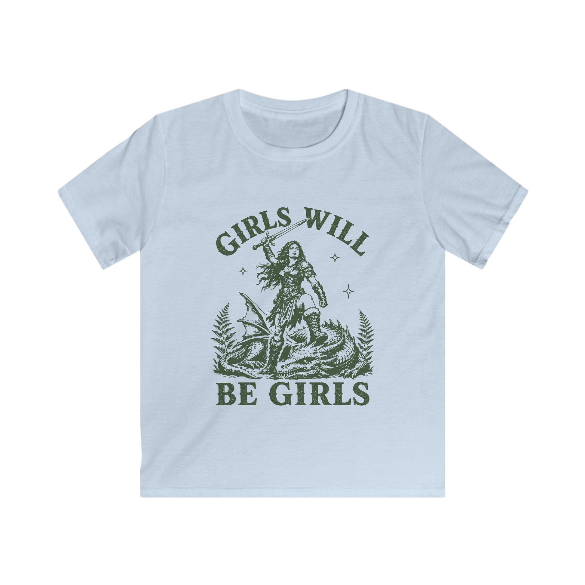 Printify Kids clothes Light Blue / XS Girls Will Be Girls Kids T-Shirt