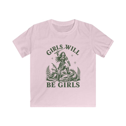 Printify Kids clothes Light Pink / XS Girls Will Be Girls Kids T-Shirt