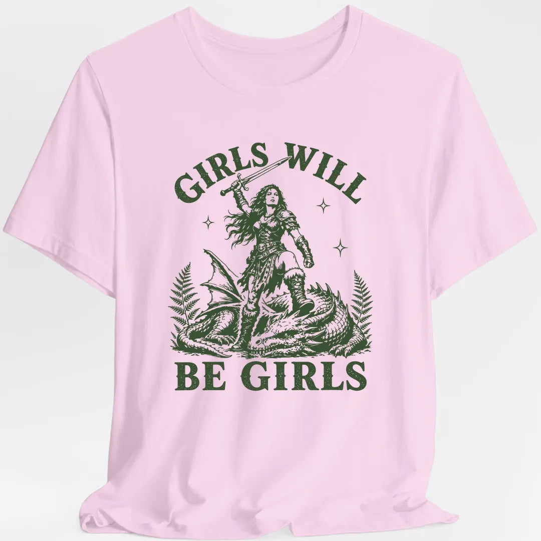 Printify T-Shirt Light Pink / S Girls Will Be Girls T-Shirt
