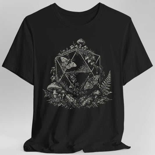 Printify T-Shirt Black / S Goblincore D20 Stipple T-Shirt