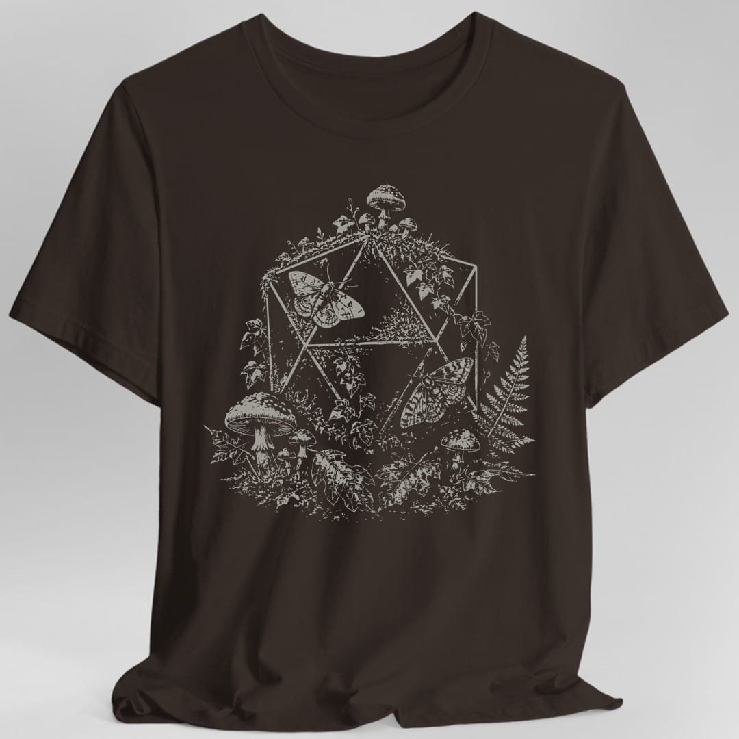 Printify T-Shirt Dark Chocolate / S Goblincore D20 Stipple T-Shirt