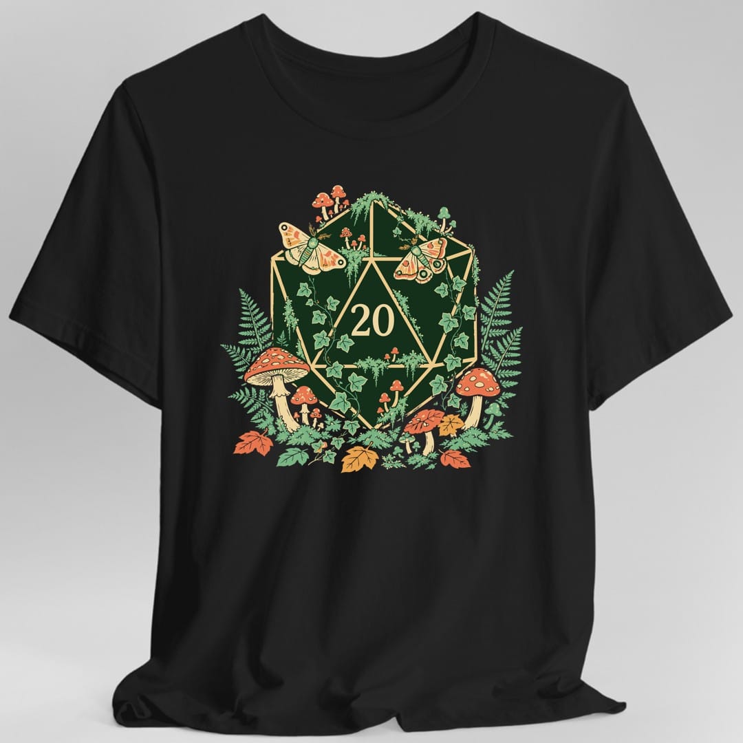 Printify T-Shirt Black / S Goblincore D20 T-Shirt