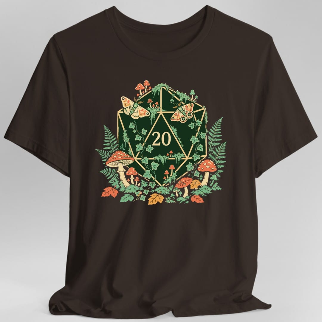 Printify T-Shirt Dark Chocolate / S Goblincore D20 T-Shirt