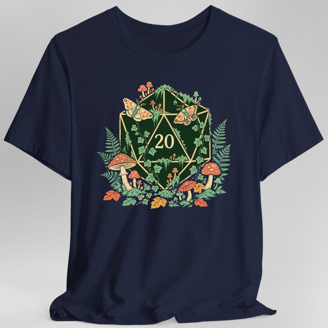 Printify T-Shirt Navy / S Goblincore D20 T-Shirt