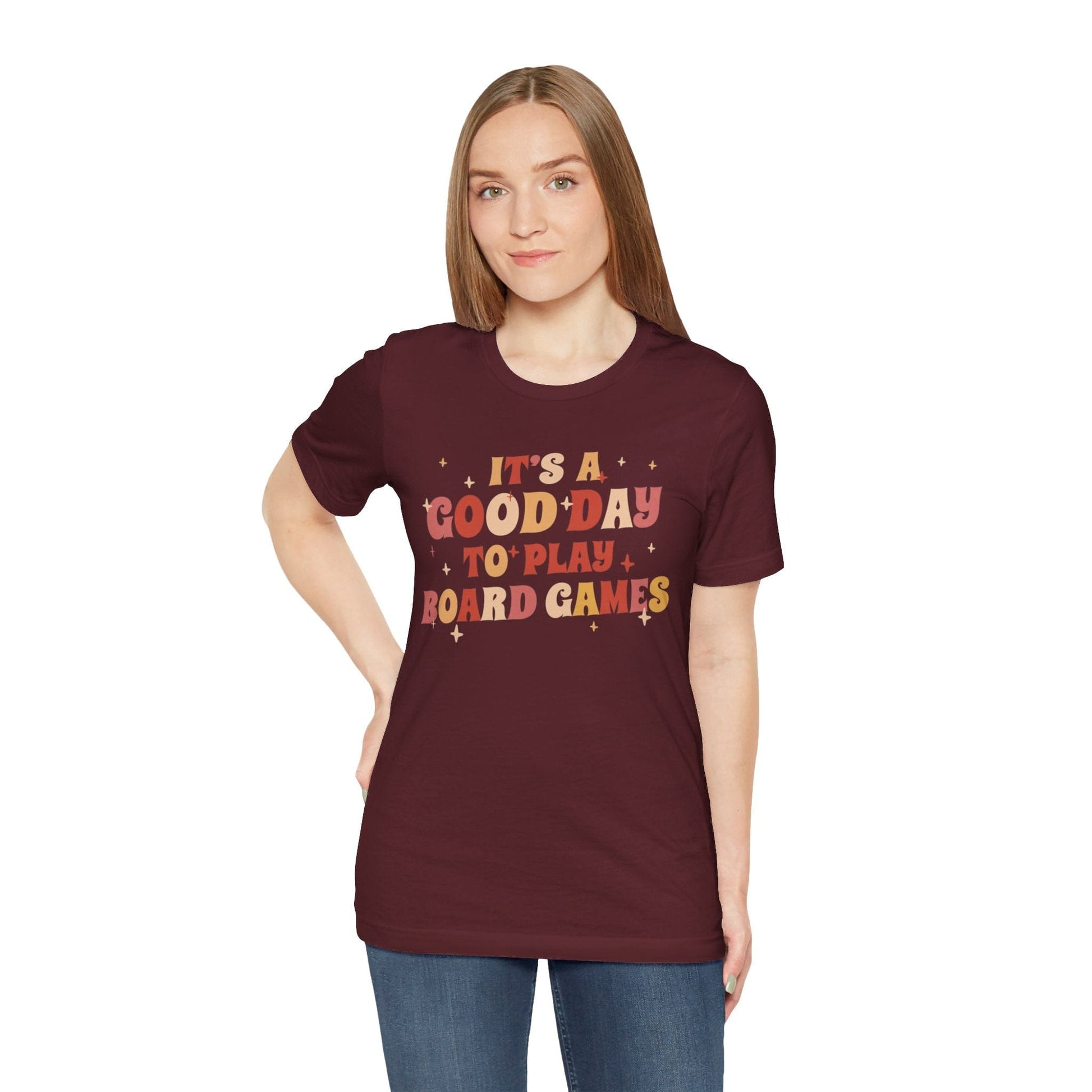 Printify T-Shirt Good Day to Play Board Games T-Shirt