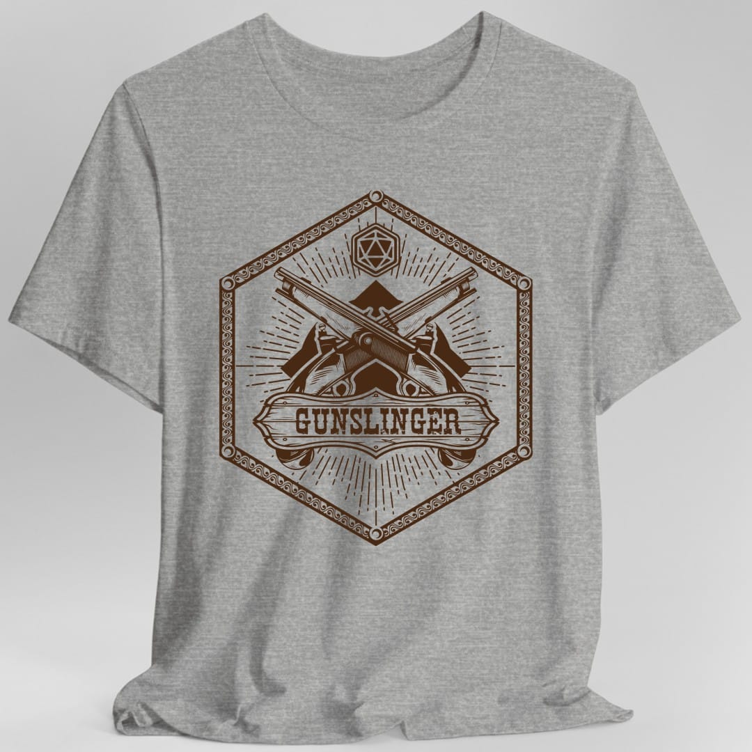 Printify T-Shirt Sport Grey / S Gunslinger Emblem T-Shirt