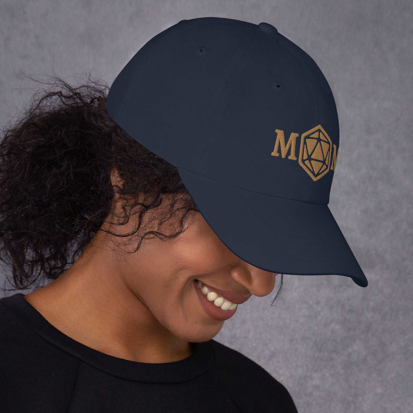 D&D Mom Hat - Embroidered D20 Cap for Gaming Mothers Hat