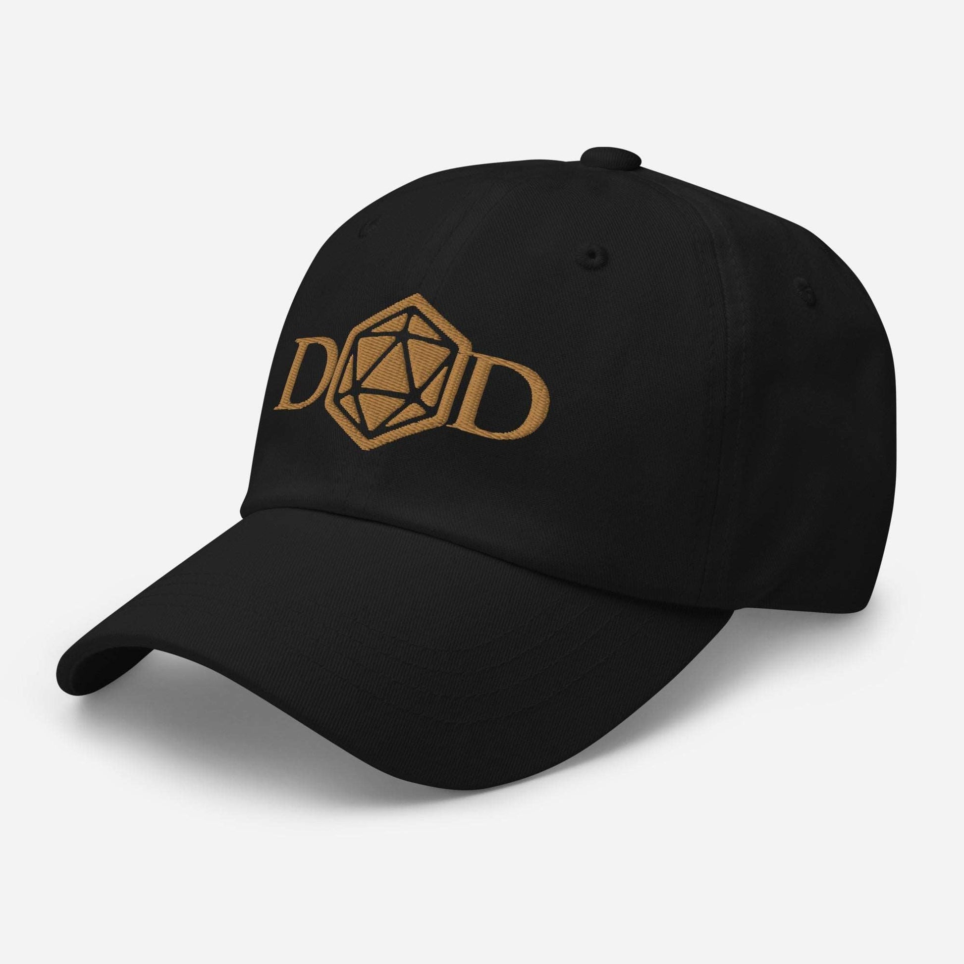 DnD Dad Embroidered Hat - D20 Cap for Gaming Fathers Hat