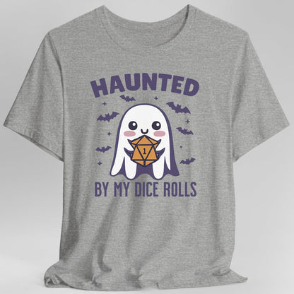 Printify T-Shirt Sport Grey / S Haunted By My Dice Rolls Halloween T-Shirt