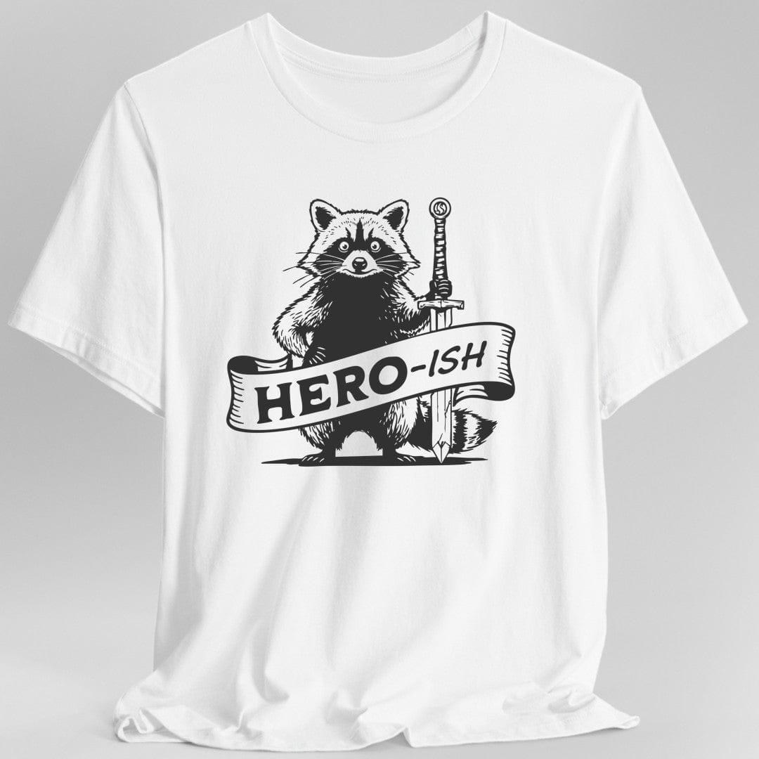 Printify T-Shirt White / S Hero-ish DnD T-shirt