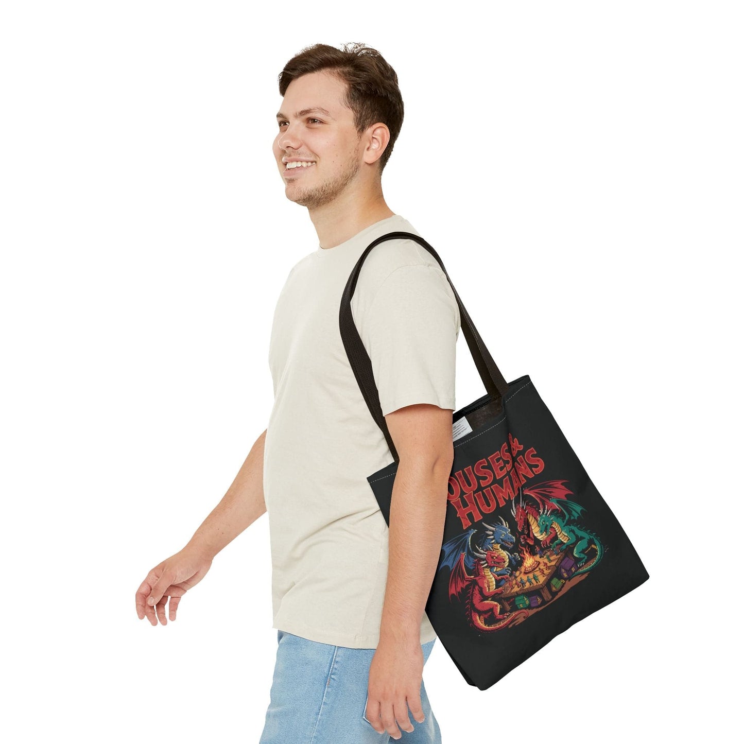 Printify Bags Houses & Humans DnD Tote Bag