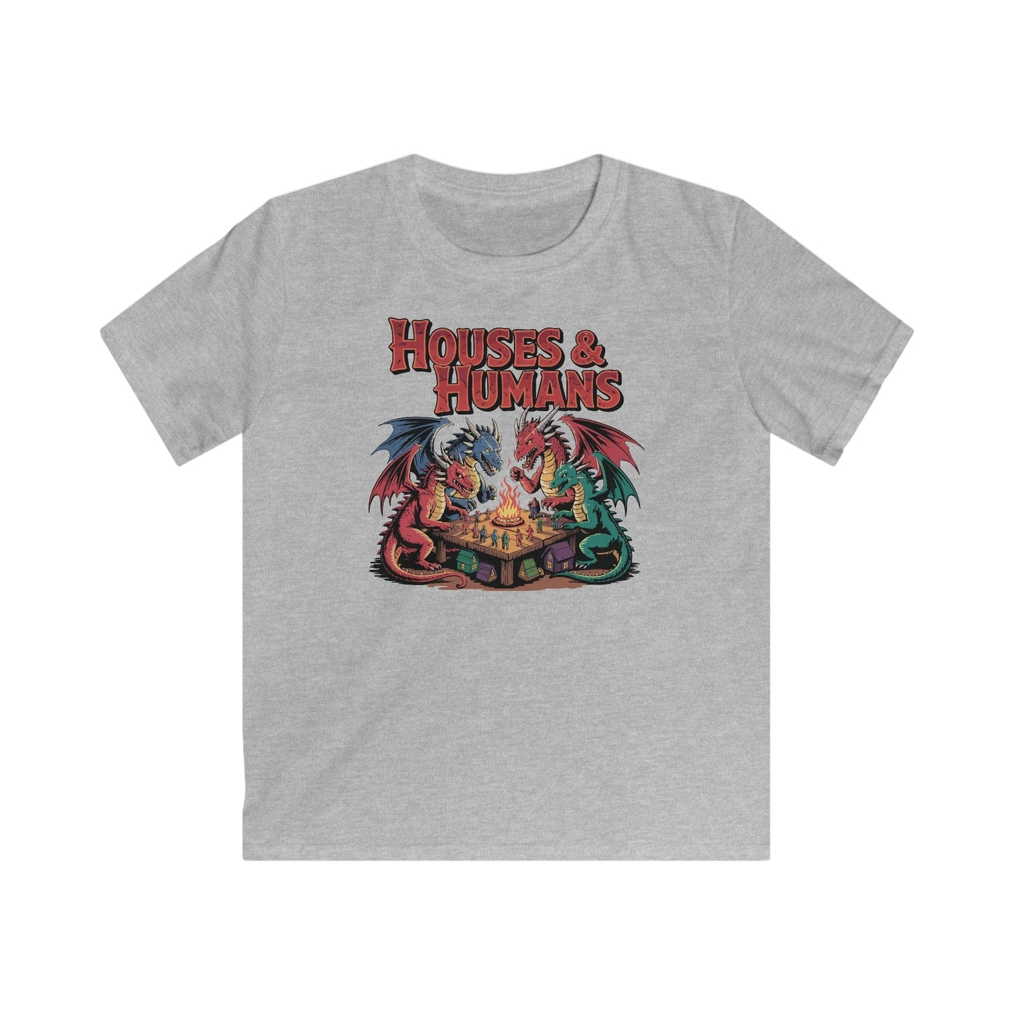 Printify Kids clothes Sport Grey / XS Houses & Humans Kids DnD Tshirt