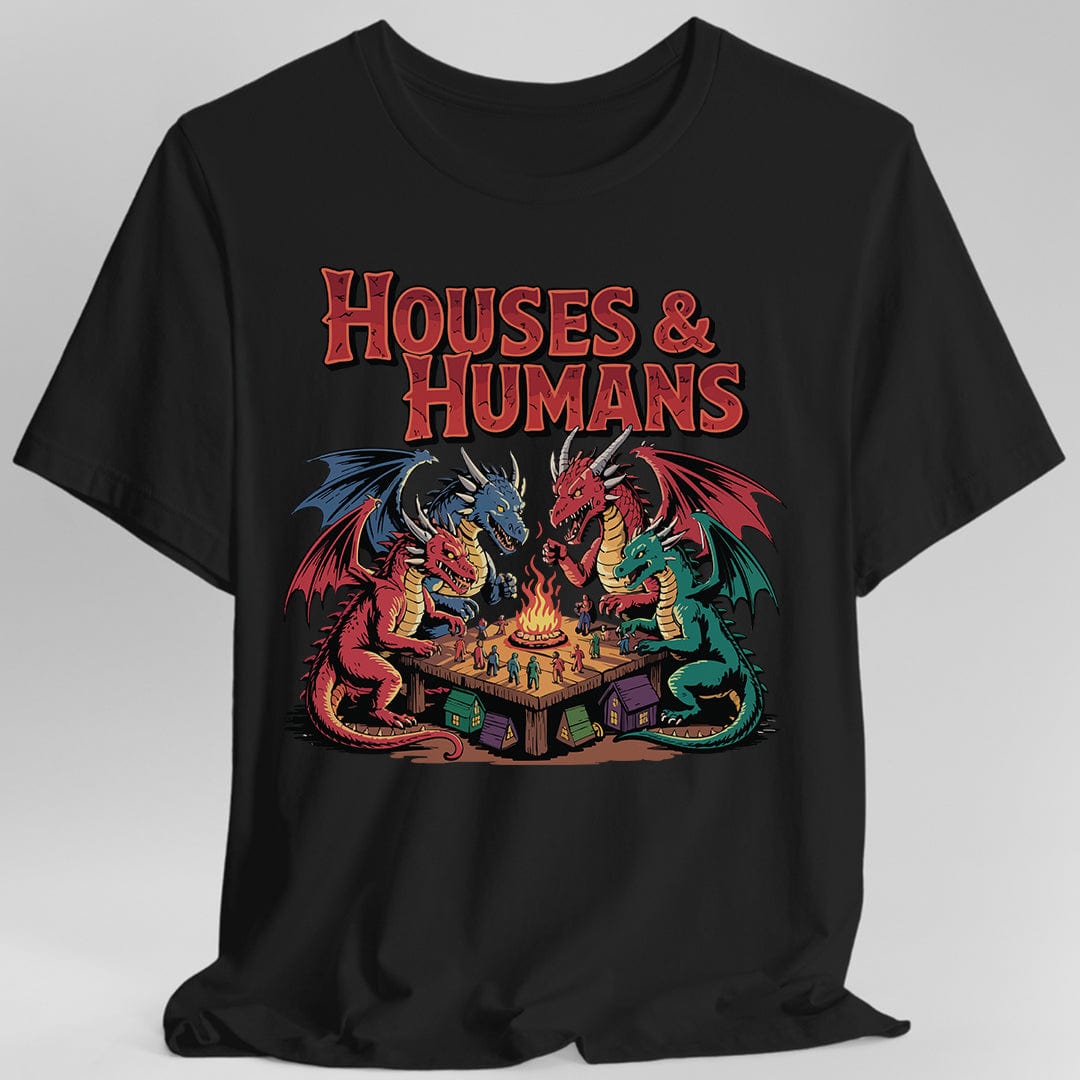 Printify T-Shirt Black / S Houses & Humans Shirt