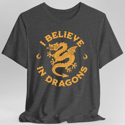 Printify T-Shirt I Believe in Dragons Shirt