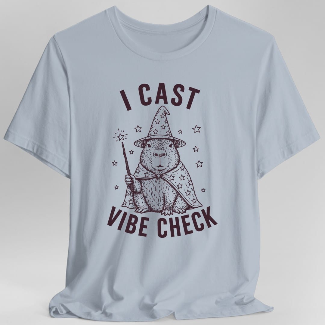 Printify T-Shirt Light Blue / S I Cast Vibe Check T-Shirt
