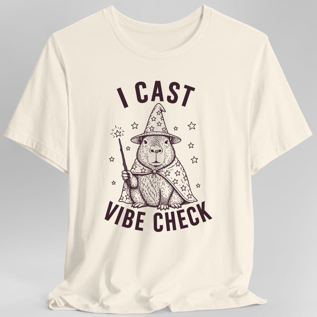 Printify T-Shirt Natural / S I Cast Vibe Check T-Shirt