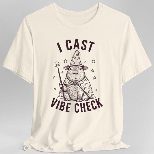 Printify T-Shirt Natural / S I Cast Vibe Check T-Shirt