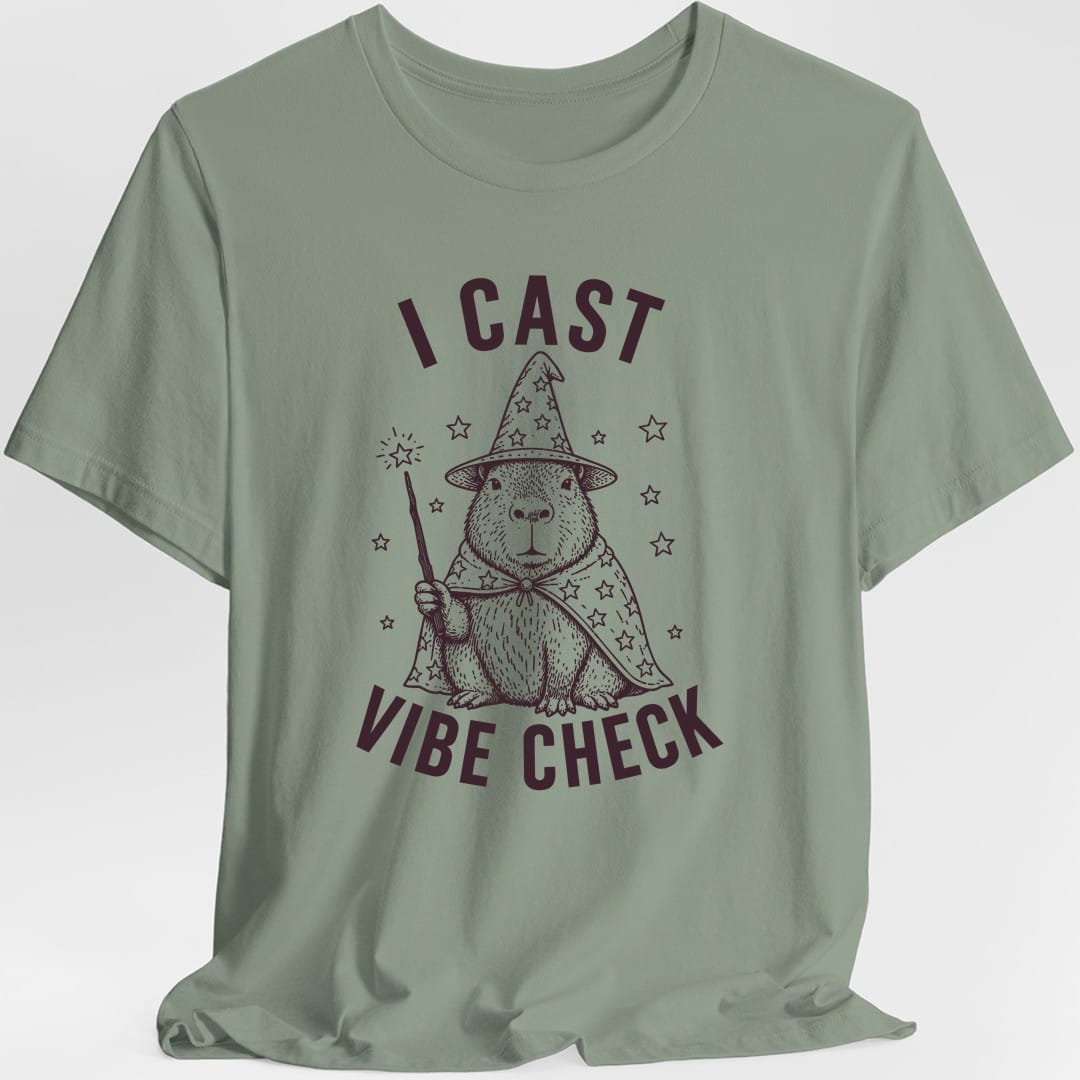 Printify T-Shirt Sage / S I Cast Vibe Check T-Shirt