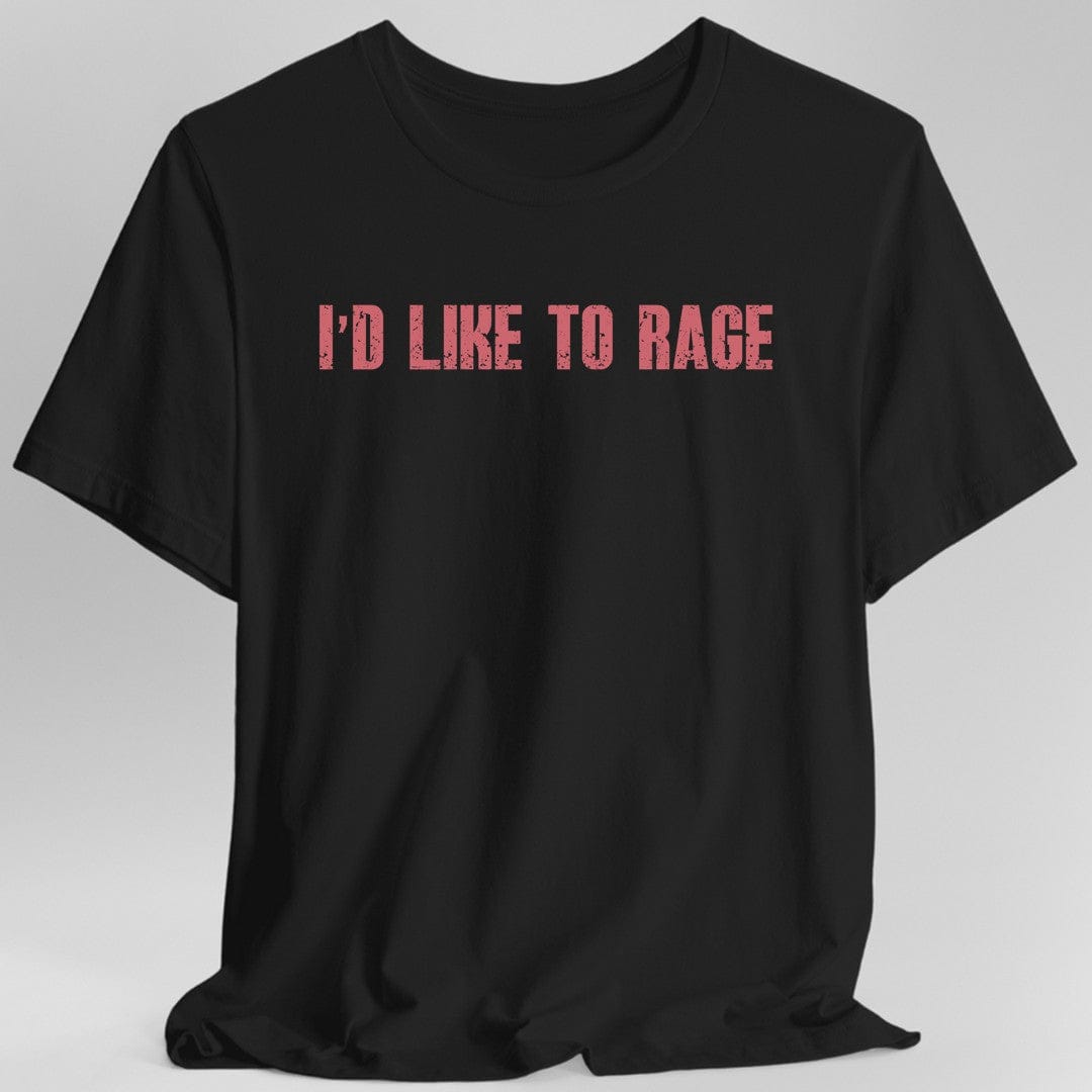 Printify T-Shirt Black / S I'd Like to Rage DnD T-Shirt