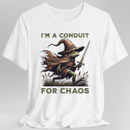 Printify T-Shirt White / S I'm A Conduit for Chaos T-shirt