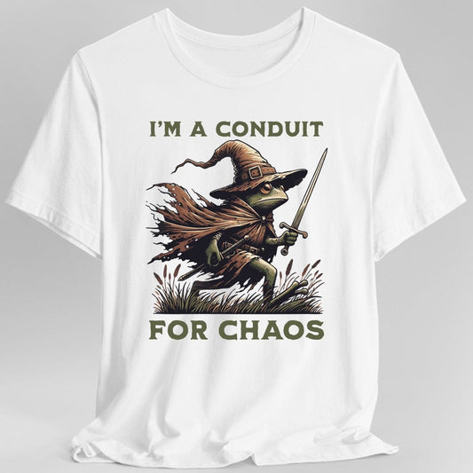 Printify T-Shirt White / S I'm A Conduit for Chaos T-shirt