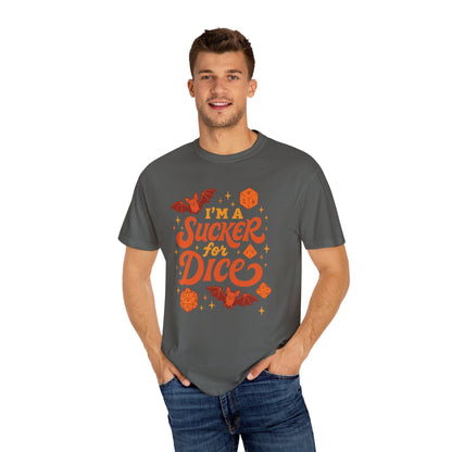 Printify T-Shirt I'm a Sucker for Dice T-Shirt - Comfort Colors