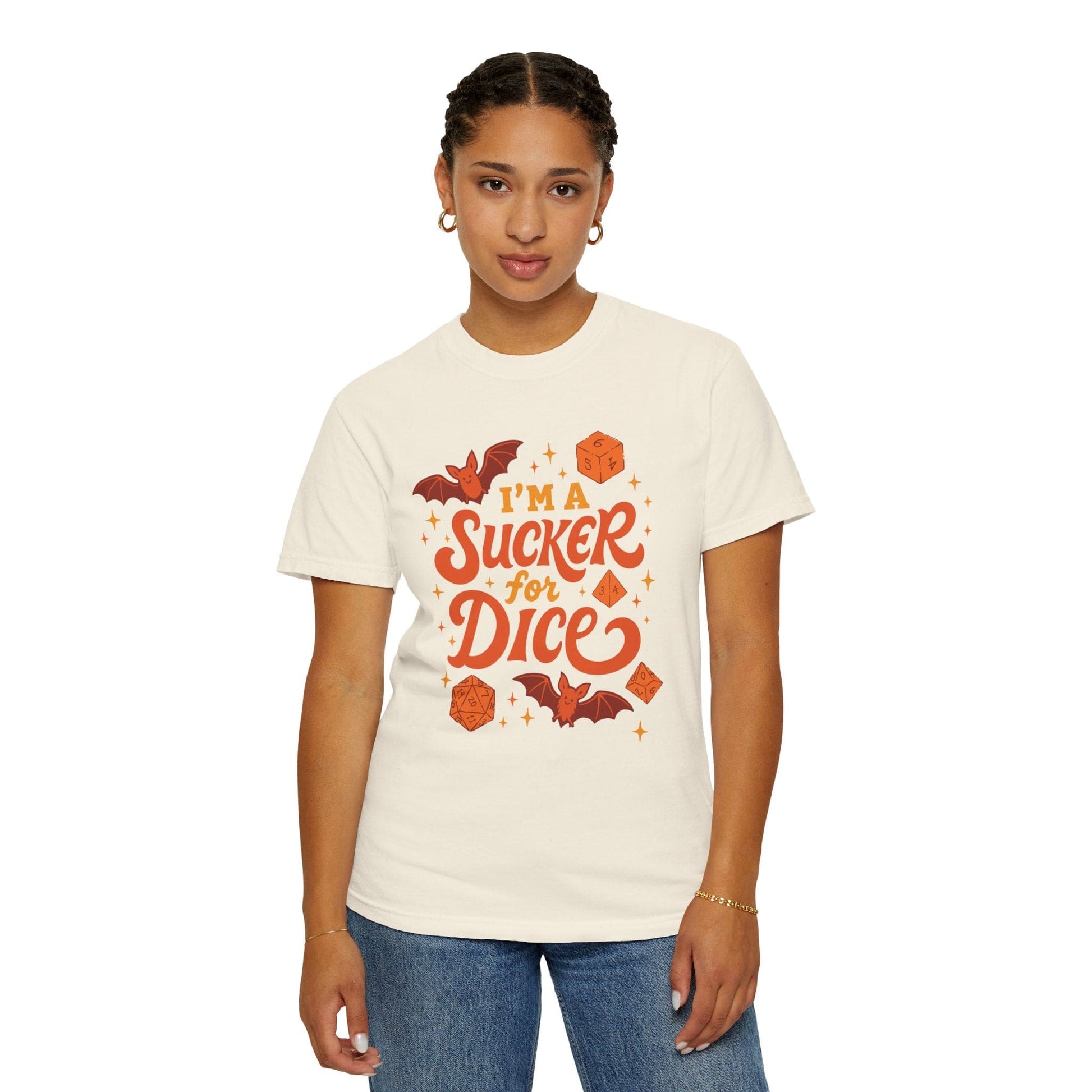 Printify T-Shirt I'm a Sucker for Dice T-Shirt - Comfort Colors
