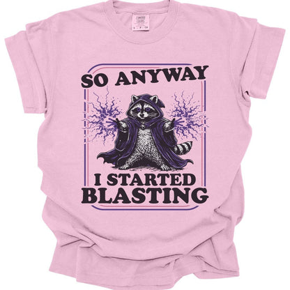 Printify T-Shirt Blossom / S I Started Blasting T-Shirt - Comfort Colors