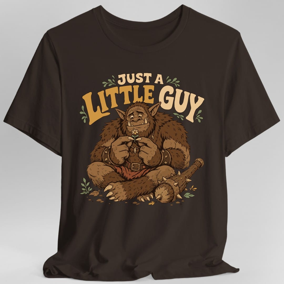 Just a Little Guy Bugbear T-Shirt - Dark Chocolate