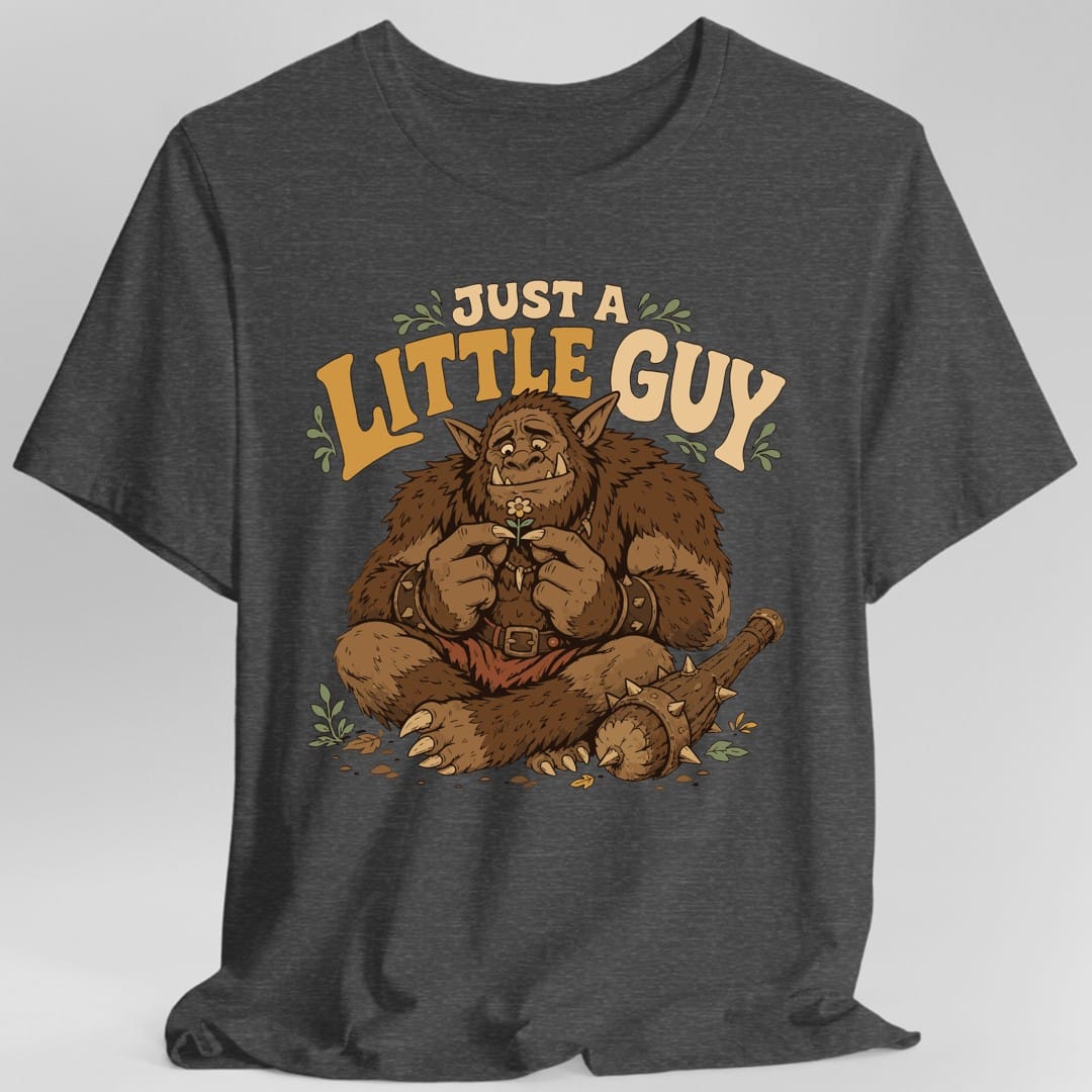 Just a Little Guy Bugbear T-Shirt - Dark Heather