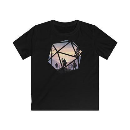 Printify Kids clothes Black / XS Kids D&D D20 Landscape T-shirt