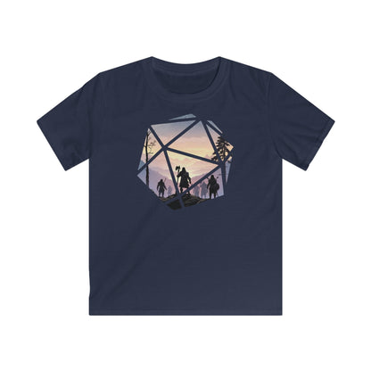Printify Kids clothes Navy / XS Kids D&D D20 Landscape T-shirt